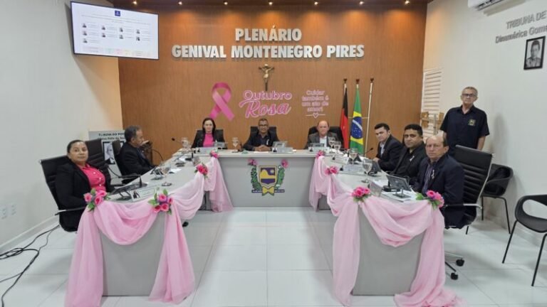 Câmara de Catingueira homenageia município pelos 67 anos e reforça Campanha do Outubro Rosa
