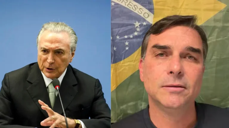 Michel Temer declara apoio a Flávio Bolsonaro no 2º turno