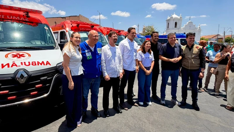 Ministério da Saúde vistoria novos veículos e obras na Paraíba